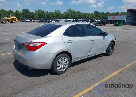 2016 Toyota Corolla Le from USA, damaged, VIN 2T1BURHEXGC523902